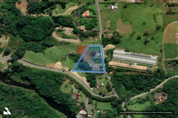 Imagem de satélite de SITIO DA SILVA ll - SITIO DA SILVA LL - GLEBA B em Siderópolis - SC