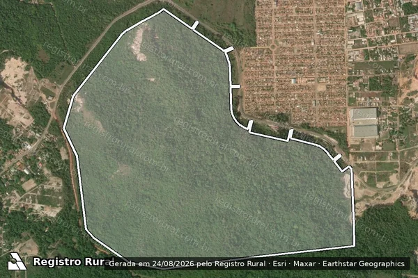 Imagem de satélite de Fazenda Salvação - Parte 2 em Santarém - PA
