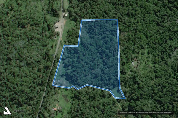 Imagem de satélite de Fazenda Santo Antônio - Parcela 02B - Parcela 02B em Uruçuca - BA