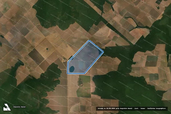 Imagem de satélite de Fazenda Fibra - Parte 1 em Brasnorte - MT