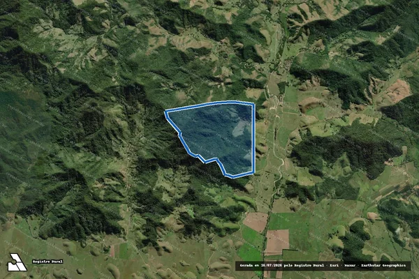 Imagem de satélite de Fazenda Bocaina - Parcela 1 em Silva Jardim - RJ