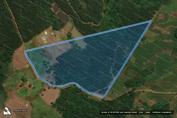 Imagem de satélite de FAZENDA SANTO ANTONIO - Parte 1 em Lages - SC