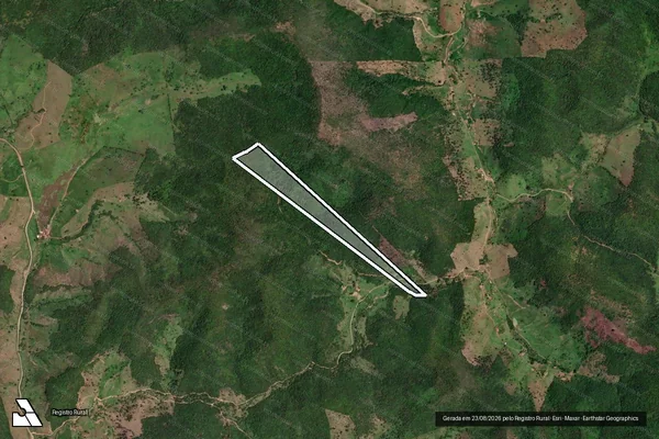 Imagem de satélite de Fazenda Diamante - Parte 4 em Bandeira - MG