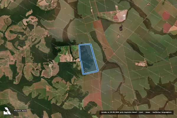 Imagem de satélite de Fazenda Mano Julio I - Parte 1 em Tapurah - MT