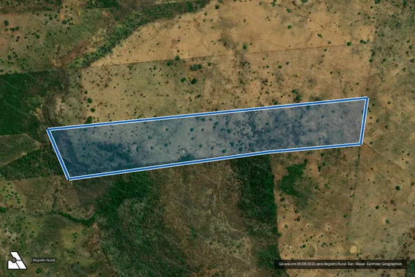 Imagem de satélite de FAZENDA BEBEDOURO ? PARTE 04 - GLEBA 03 em Formosa da Serra Negra - MA