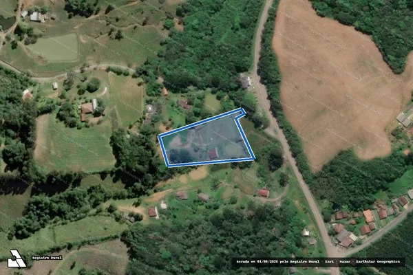 Imagem de satélite de Sitio Meister - Sitio Meister em Piên - PR