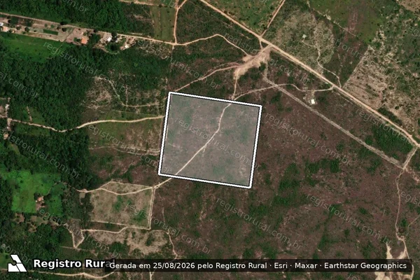 Imagem de satélite de FAZENDA BAIXÃO - Gleba C.11 em Padre Bernardo - GO
