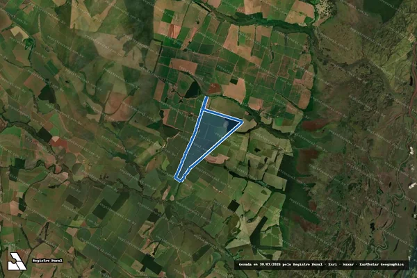Imagem de satélite de FAZENDA NOVO RUMO - PARTE 2 em Naviraí - MS