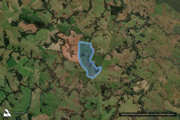 Imagem de satélite de Sem denominação - A. Zambotto em Lagoa Vermelha - RS