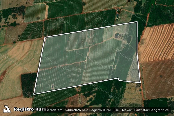Imagem de satélite de SITIO SÃO JOSÉ - PARTE 1 em Urânia - SP