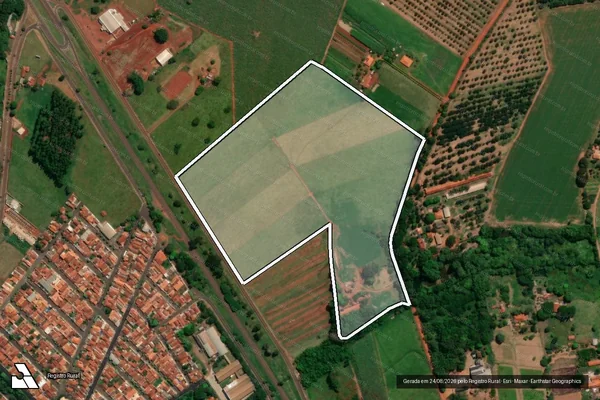Imagem de satélite de SÍTIO SANTO ANTONIO - Parte 1 em Bariri - SP