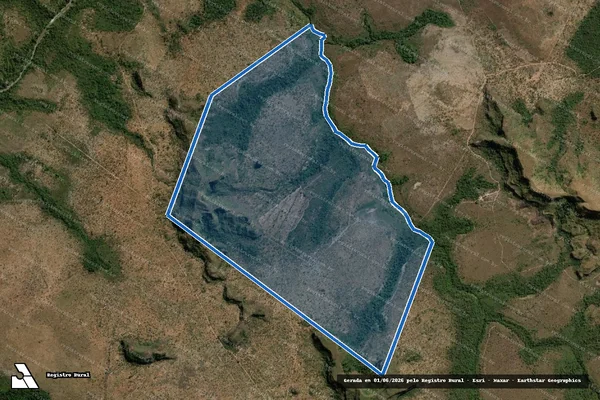 Imagem de satélite de FAZENDA SÃO GABRIEL II ? LOTE 28 - Parte 1 em Campos Lindos - TO