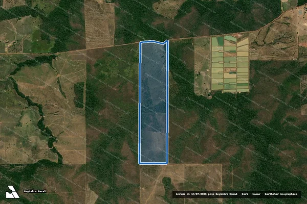 Imagem de satélite de LOTE 11 - GLEBA 04 - P.I.C. GY-PARANÁ - SETOR ABAITARÁ - Parcela 1 em Pimenta Bueno - RO