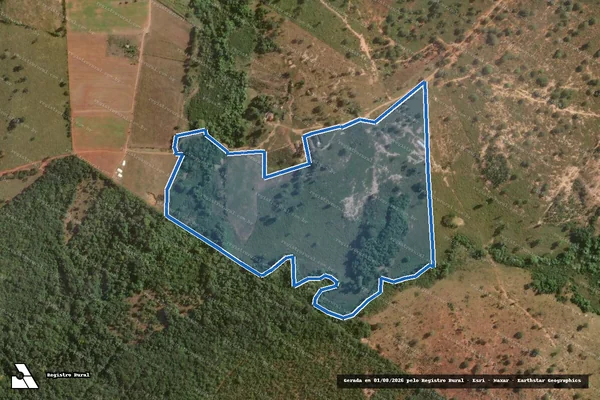 Imagem de satélite de FAZENDA LOGRADOURO - GLEBA 05 em Corinto - MG