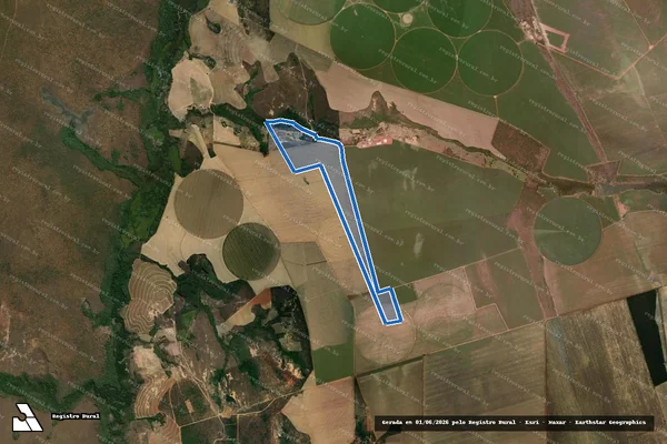 Imagem de satélite de FAZENDA BURITY COMPRIDO - GLEBA B em Cabeceiras - GO