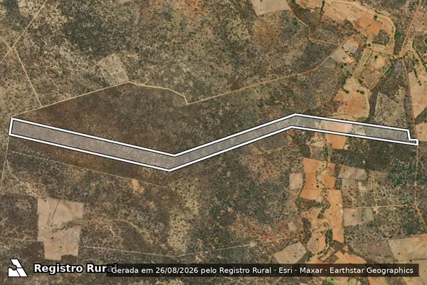 Imagem de satélite de BELO JARDIM DATA JUAZEIRO - Parte 1 em Paulistana - PI