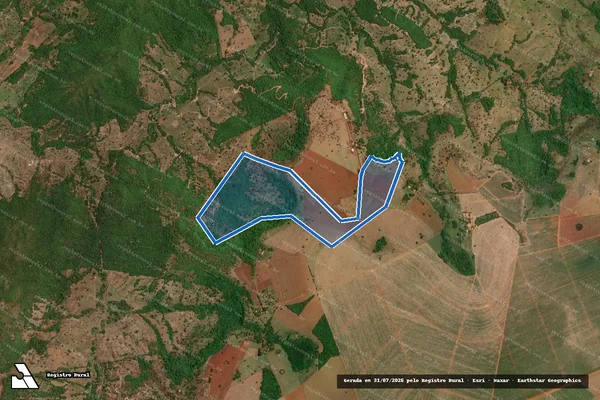 Imagem de satélite de FAZENDA LAGEADO - PARCELA 3 em Morrinhos - GO