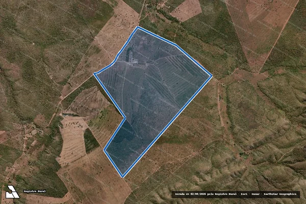 Imagem de satélite de FAZENDA PAULISTA  - FAZENDA PAULISTA - GLEBA B em Parnaguá - PI