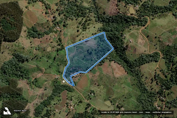 Imagem de satélite de LOTE 010 ? PROJETO DE ASSENTAMENTO CRICIUMINHA - LOTE 010 - PARTE 01 - PROJETO DE ASSENTAMENTO CRICIUMINHA em Bituruna - PR