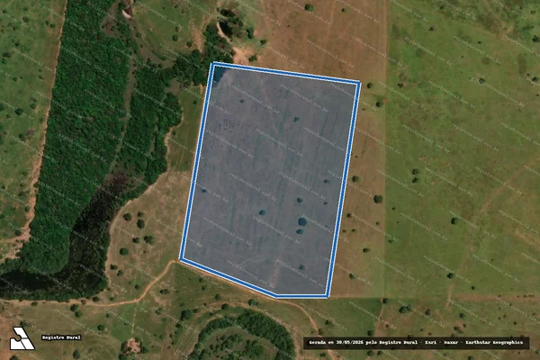 Imagem de satélite de Fazenda Boa Esperança – Parte 01 / GLEBA H em Camapuã - MS