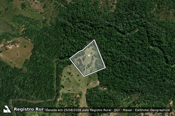 Imagem de satélite de Fazenda Verano / ÁREA 1 em Jardim - MS