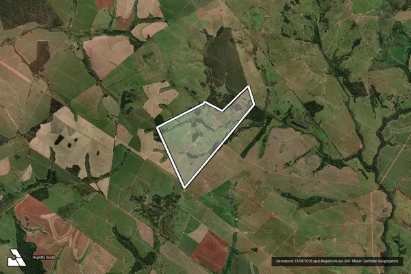 Imagem de satélite de Fazenda Reata - Parte 1 em Santo Antônio do Aracanguá - SP