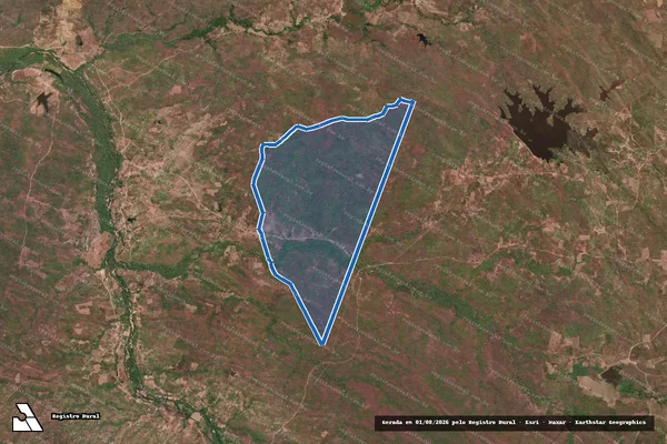 Imagem de satélite de FAZENDA JARDIM - FAZENDA JARDIM ? 01 em Santa Quitéria - CE