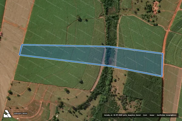 Imagem de satélite de SÍTIO SÃO JOÃO - PARTE 04 em Macaubal - SP