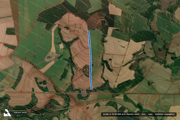 Imagem de satélite de FAZENDA GLORIA - Gleba 2 em São José da Bela Vista - SP