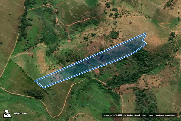 Imagem de satélite de FAZENDA GAMELEIRA - PARCELA 03 em Itanhém - BA