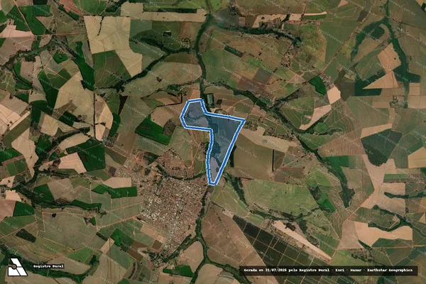 Imagem de satélite de Fazenda Santa Cecilia - Gleba B em Tabapuã - SP