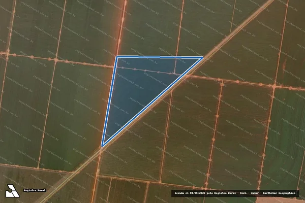 Imagem de satélite de Fazenda Saudades IX - 552 ? B em Campos de Júlio - MT