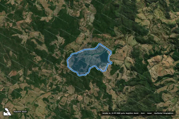 Imagem de satélite de MATA DO BRAGA E CAMBOTA - Parte 1 em Dom Joaquim - MG