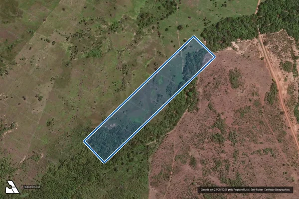 Imagem de satélite de FAZENDA BREJINHO E SÃO SEBASTIÃO-GA ? PIII - LOTE 36 em Vila Boa - GO