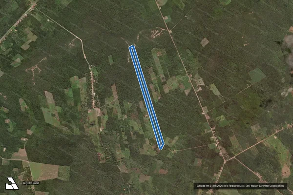 Imagem de satélite de BARREIRO DOS RIBEIROS DATA SÍTIO DE SÃO FÊLIX - LOTE 10 em Murici dos Portelas - PI