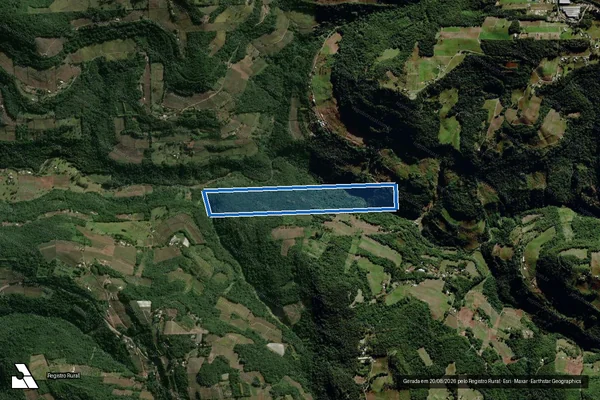 Imagem de satélite de Fazenda Paludo - Parcela 1 em Bento Gonçalves - RS