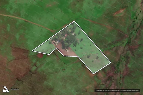 Imagem de satélite de Sede - Parte 1 em Quaraí - RS