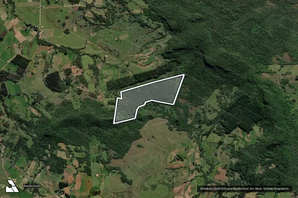 Imagem de satélite de Area da Santinha  - Parcela 1 em Vale Verde - RS