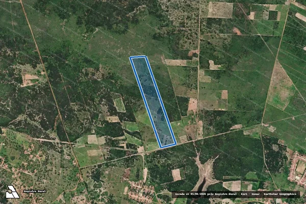 Imagem de satélite de Projeto de Assentamento Santa Luzia III ? Lote 17 - Parte 1 em João Câmara - RN