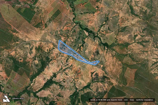 Imagem de satélite de FAZENDA CARAIBAS - GLEBA 02 em Engenheiro Navarro - MG