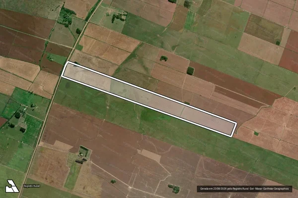 Imagem de satélite de Fazenda Dona Clotilde - Gleba D em Santa Vitória do Palmar - RS
