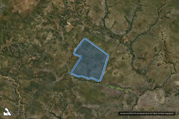 Imagem de satélite de Fazenda Campo Grande ou Várzea Bonita - Faz Campo Grande ou Varzea Bonita em Januária - MG