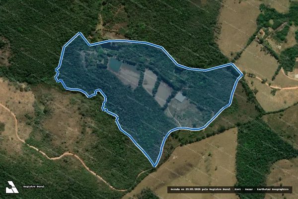Imagem de satélite de Aquarius - 02 em Alfredo Vasconcelos - MG