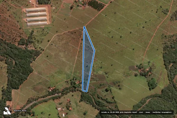 Imagem de satélite de Fazenda Babilônia - Área 06 em Monte Alegre de Minas - MG