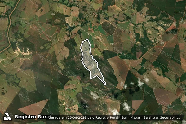 Imagem de satélite de Fazenda Extrema - PARTE 05 em Bom Despacho - MG