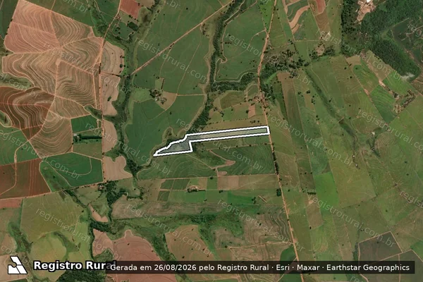 Imagem de satélite de ESTANCIA CESSEL I - Parcela 1 em Araçatuba - SP