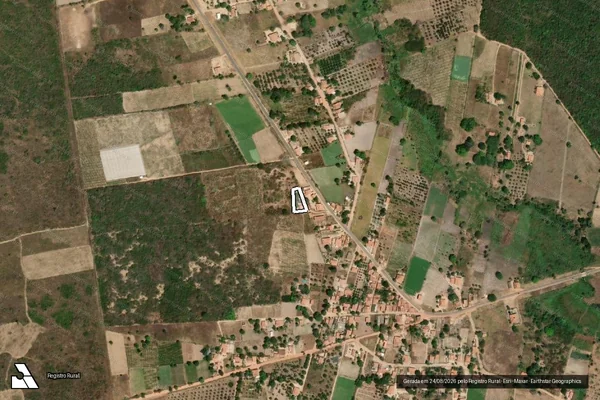 Imagem de satélite de SITIO JUREMA NORTE ? LOTE 00295 - Parte 1 em Ibiapina - CE