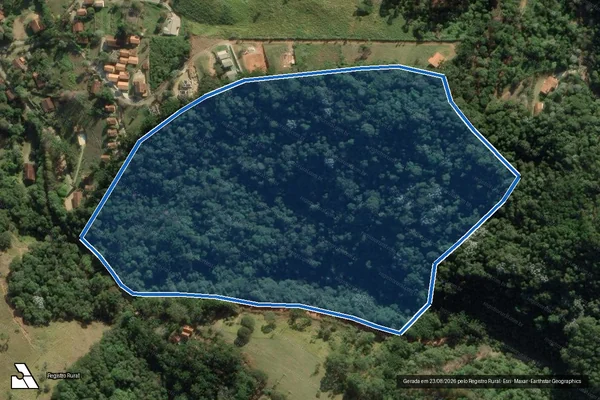 Imagem de satélite de Fazenda Pico agudo em São Bento do Sapucaí - SP