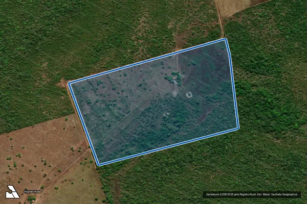 Imagem de satélite de LOTE 11, PA CRISTAL - LOTE 11, PA CRISTAL em Cristalândia - TO