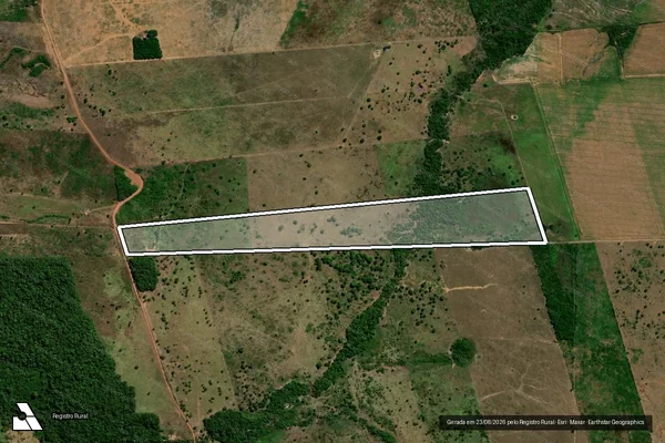 Imagem de satélite de PROJETO DE ASSENTAMENTO CACHIMBO II ? LOTE N° 548 - Parte 1 em Peixoto de Azevedo - MT